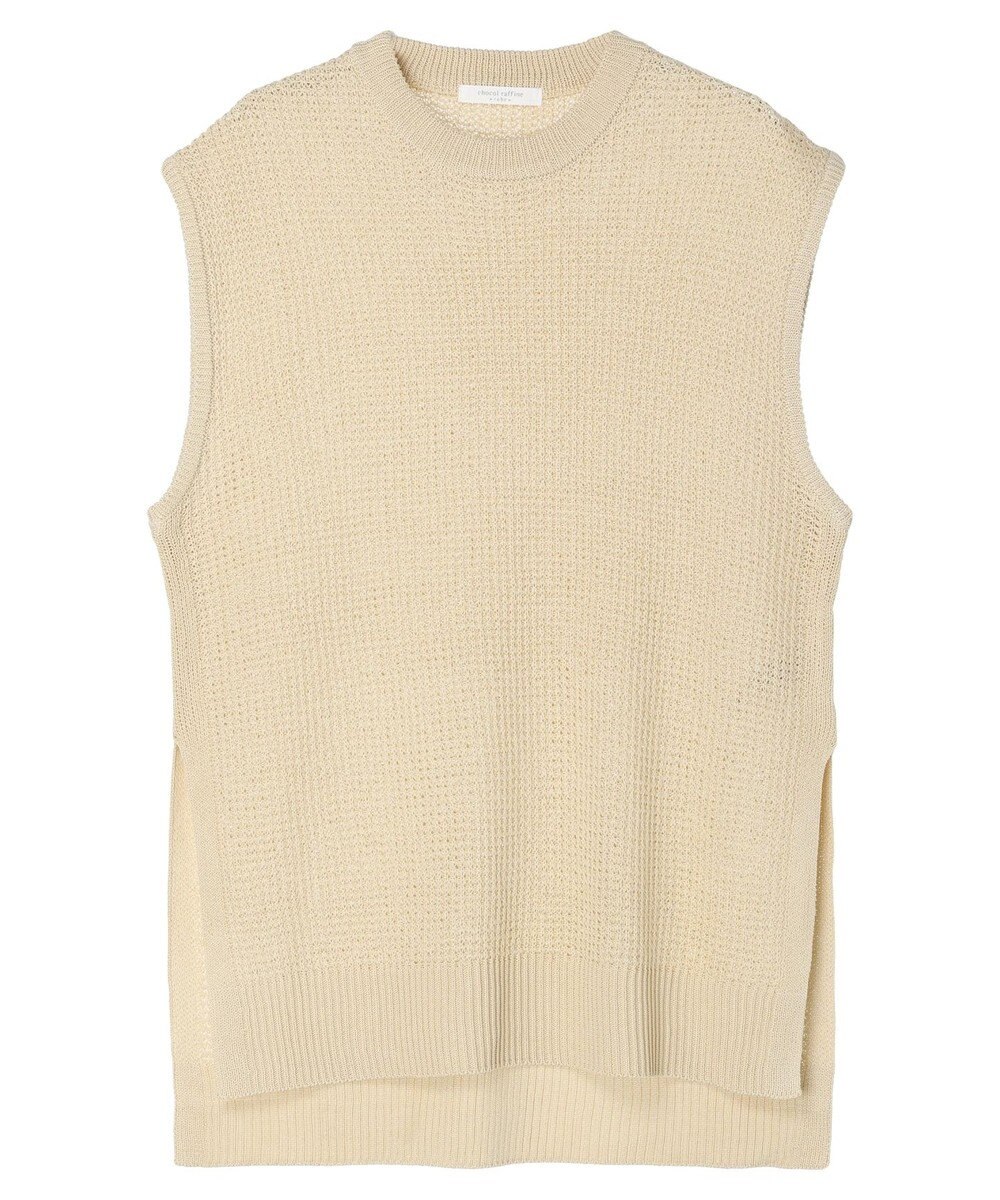 Green Parks ざっくりメッシュニットチュニック 