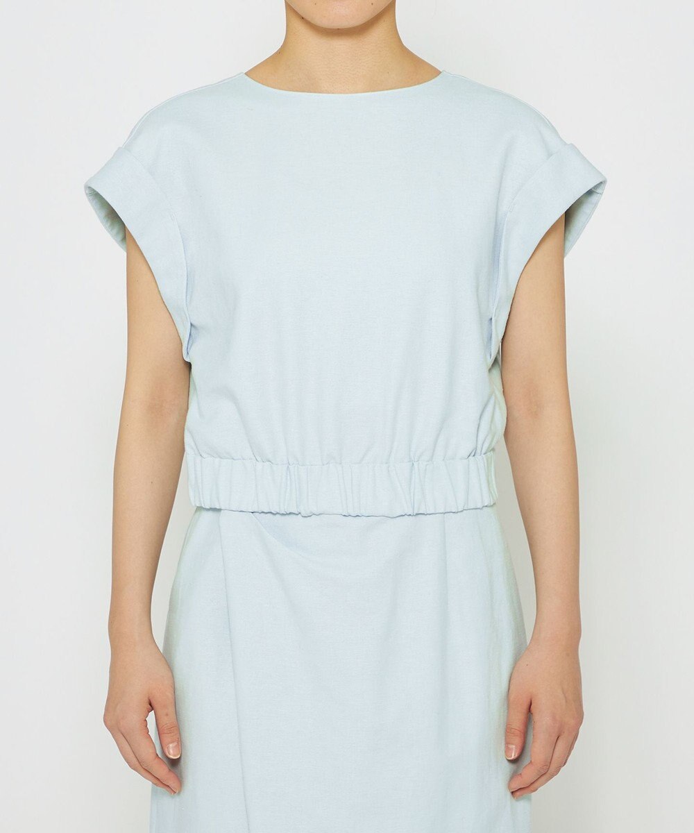 uncrave 【手洗い可】コットンリネンツイル ブラウス（uncrave WHITE） 