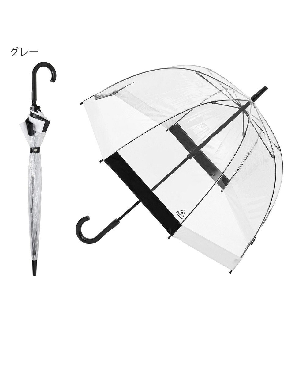 MOONBAT 【雑誌掲載／non・no】フルトン (FULTON) Birdcage ワンポイントロゴ 長傘 透明傘 