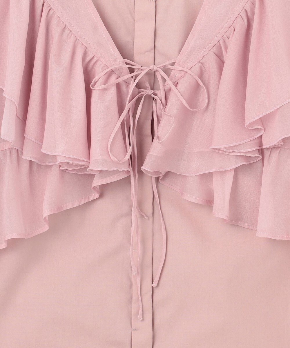 Feroux 【2WAY】フリルコンビ ブラウス 