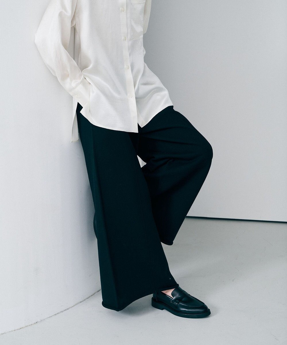 uncrave スウェットライクニット パンツ 