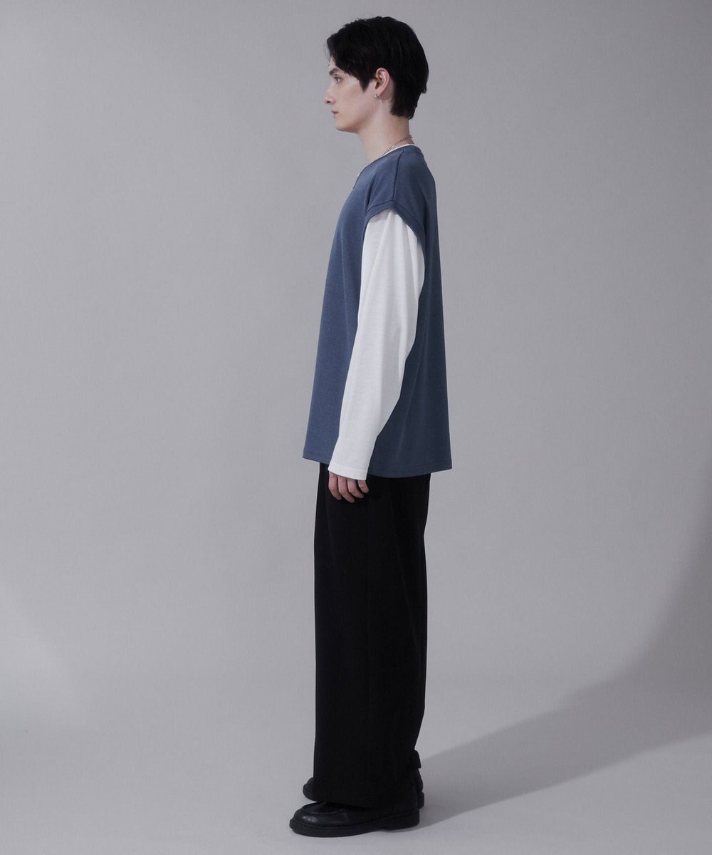 WEGO フェイクレイヤードベストT（LS） 