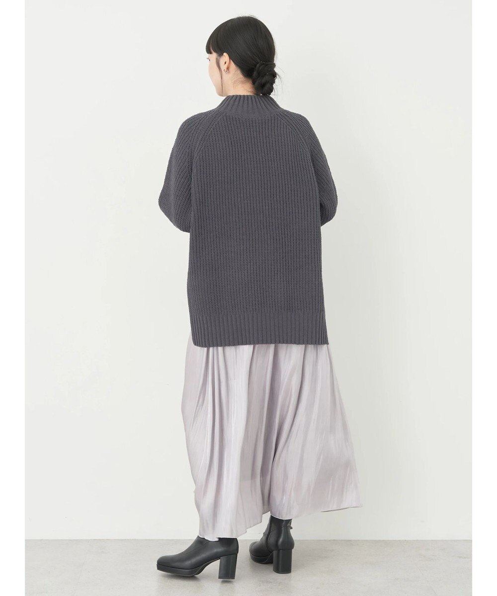 earth music&ecology マットベロアモールチュニック 