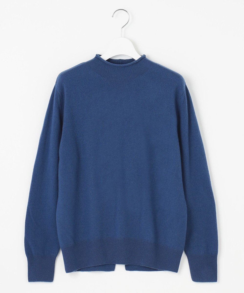 J.PRESS LADIES S 【洗える】CASHMERE BLEND スタンドカラー ニット 