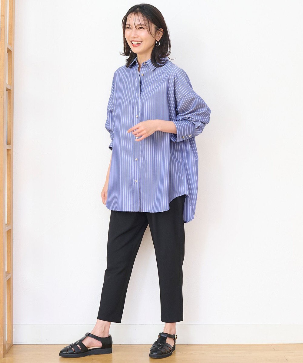 ANY 【UVケア・吸水速乾・接触冷感】ラク映えドライシャツ 