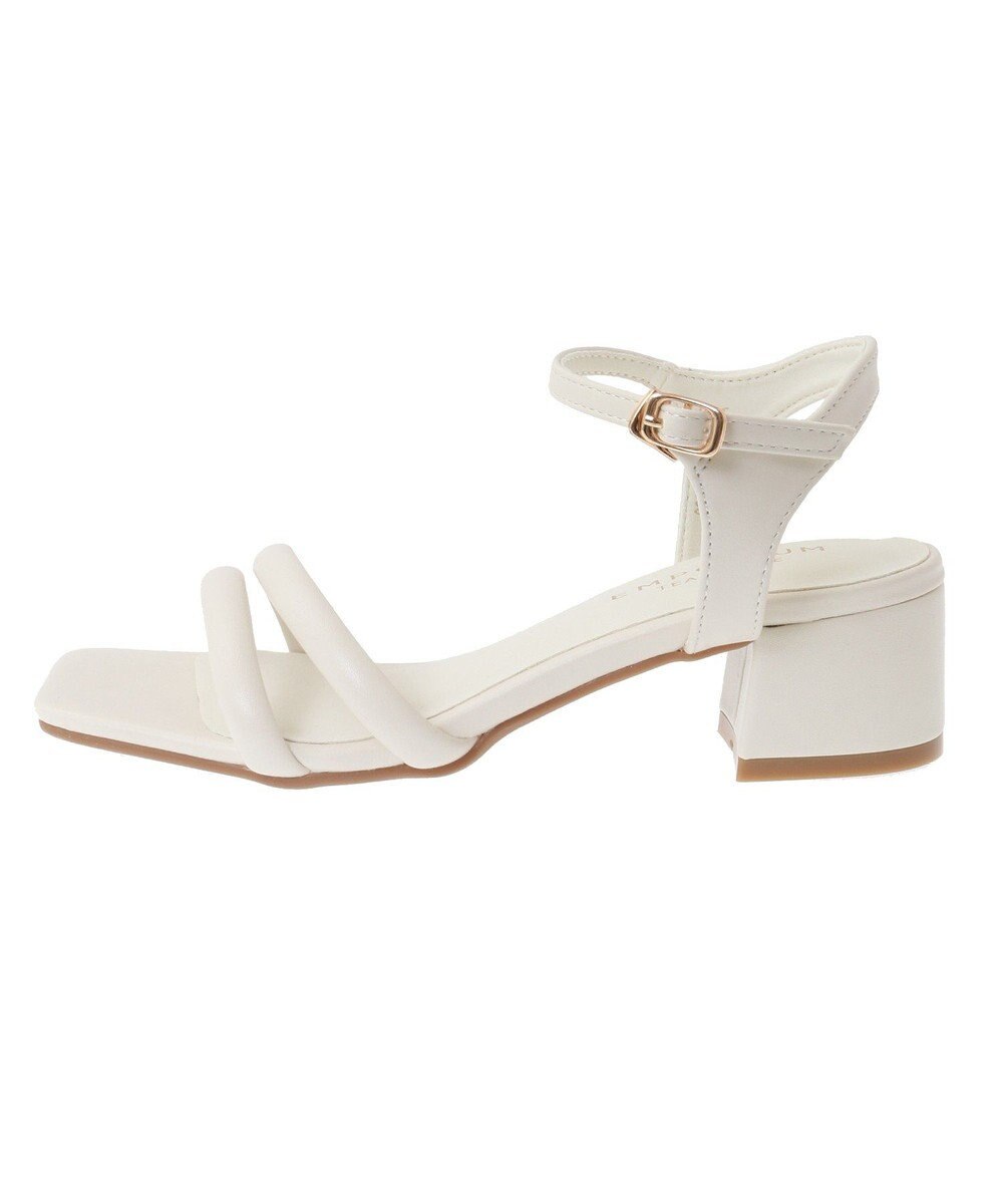 Green Parks ＥＴＳ．スクエアトゥアンクルストラップサンダル 