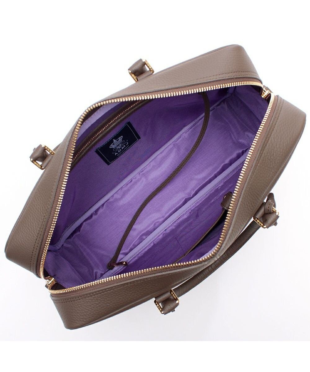 A.D.M.J. 【A4対応】お受験  牛革シュリンクボストンバッグ 