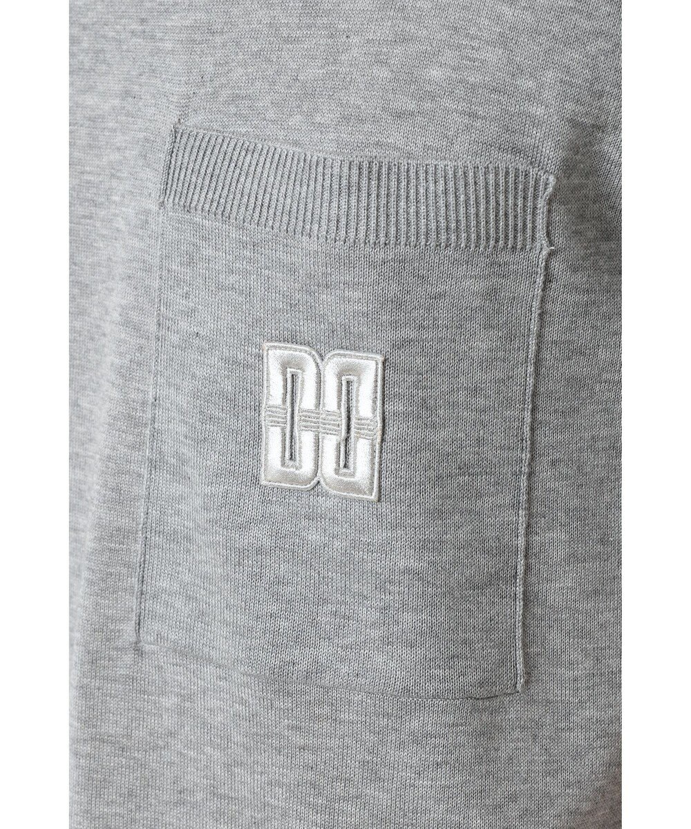 DAKS DDロゴポケットニットTシャツ 