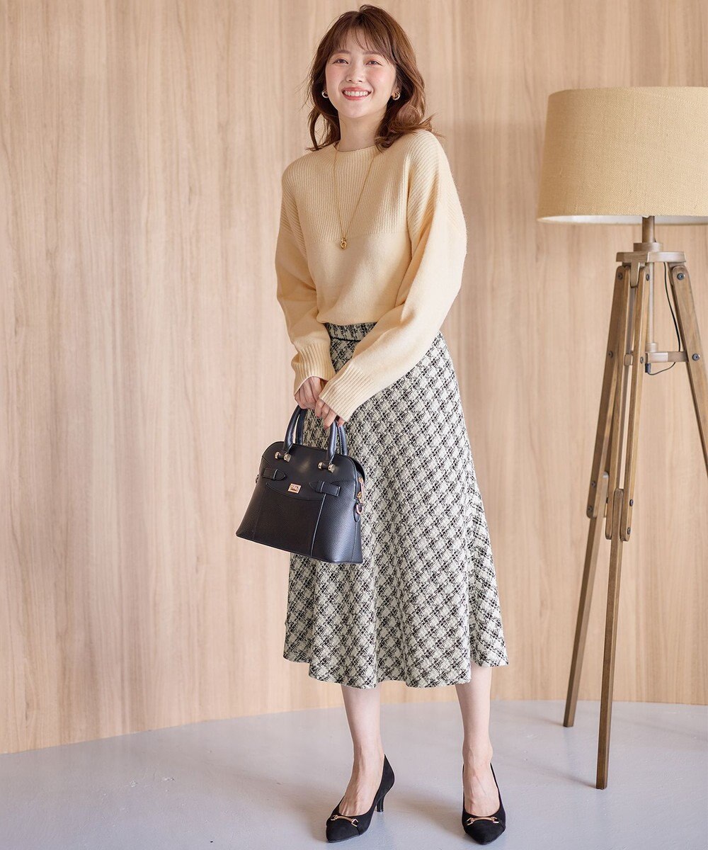 ANY SIS 【洗える】アンゴラブレンド ニット 