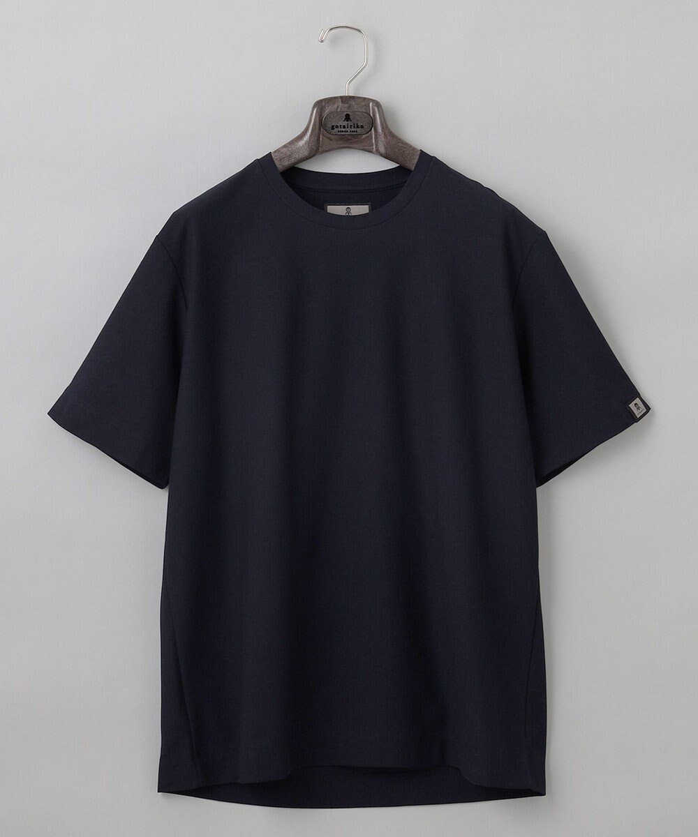 GOTAIRIKU 仕事で着られるTシャツ【サラサラ/よれにくい/透けにくい】キレイめ 鹿の子 ビズTシャツ 