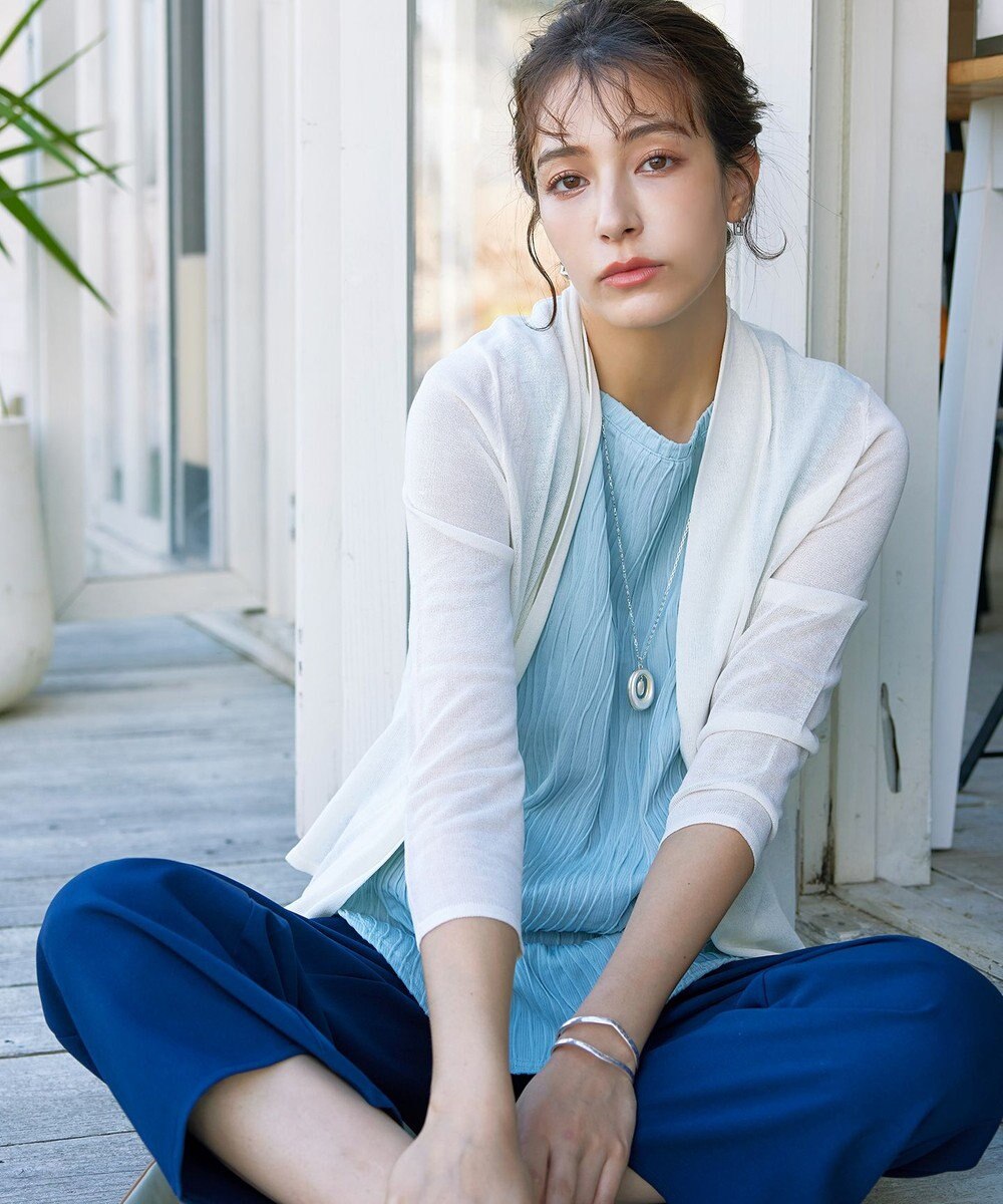 Tiaclasse 【安田美沙子さん着用・2way】オーバルパールロングネックレス 