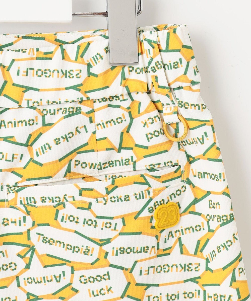 23区GOLF 【WOMEN】【吸水速乾/UVカット】YELL総柄プリントスカート 