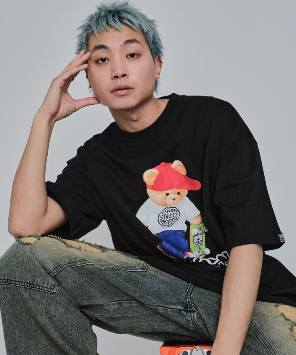 WEGO 【ユニセックス着用ITEM/MLサイズ展開】別注VISIONベアグラフィックT（SS） 