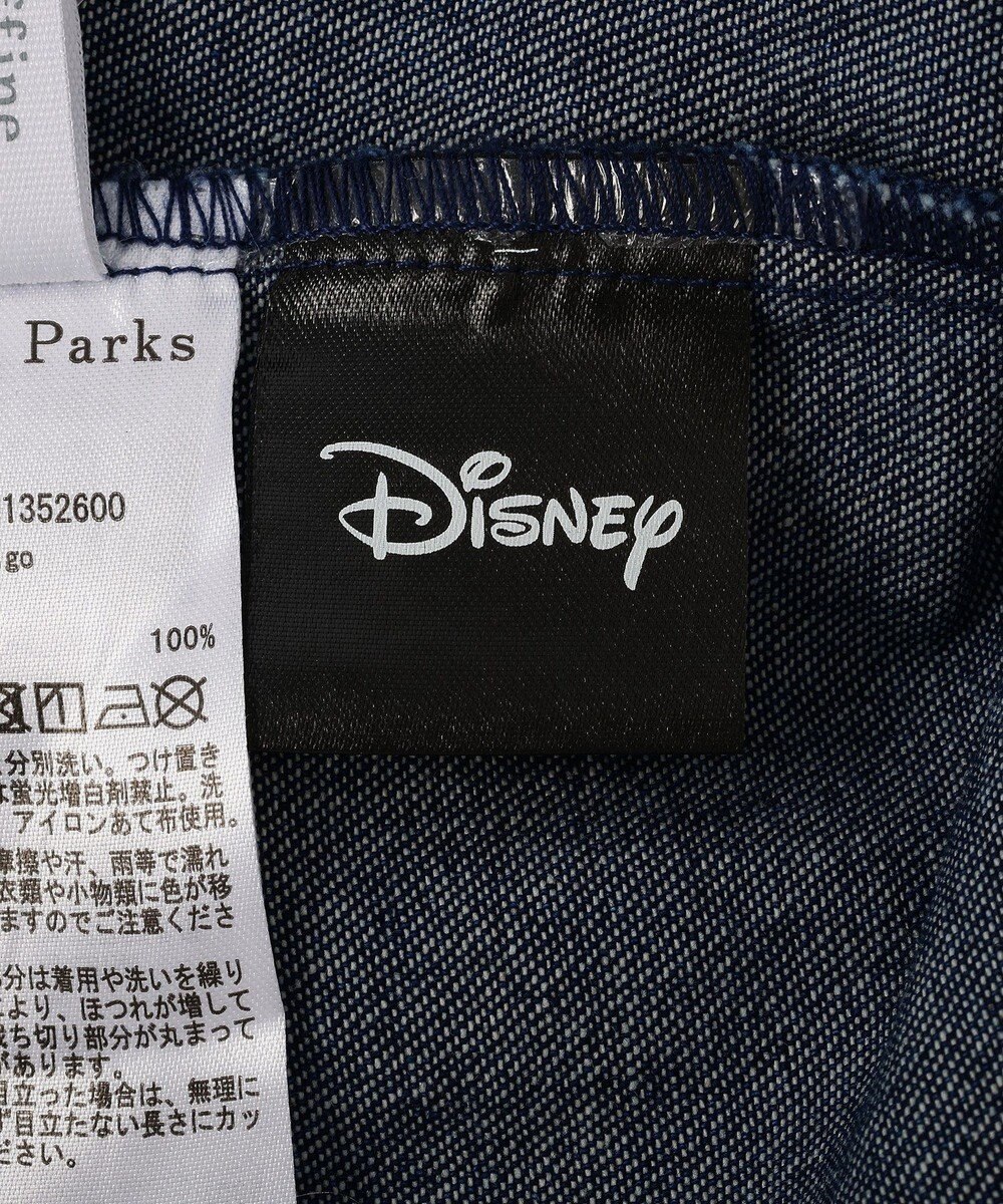 Green Parks ミッキー＆フレンズ／花柄デニムシャツ 