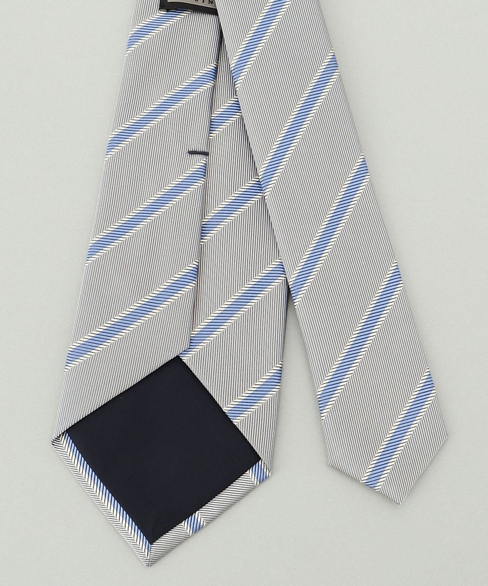 GOTAIRIKU リクルートにも【日本製】シルク ネクタイ_レジメンタル 