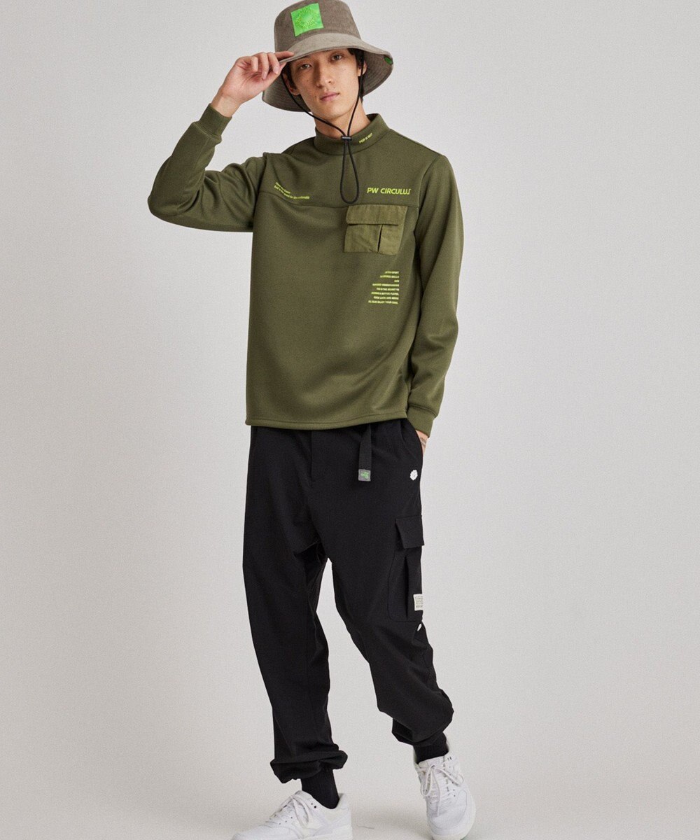 PW CIRCULUS 【MEN】裾２WAY ワイドパンツ 