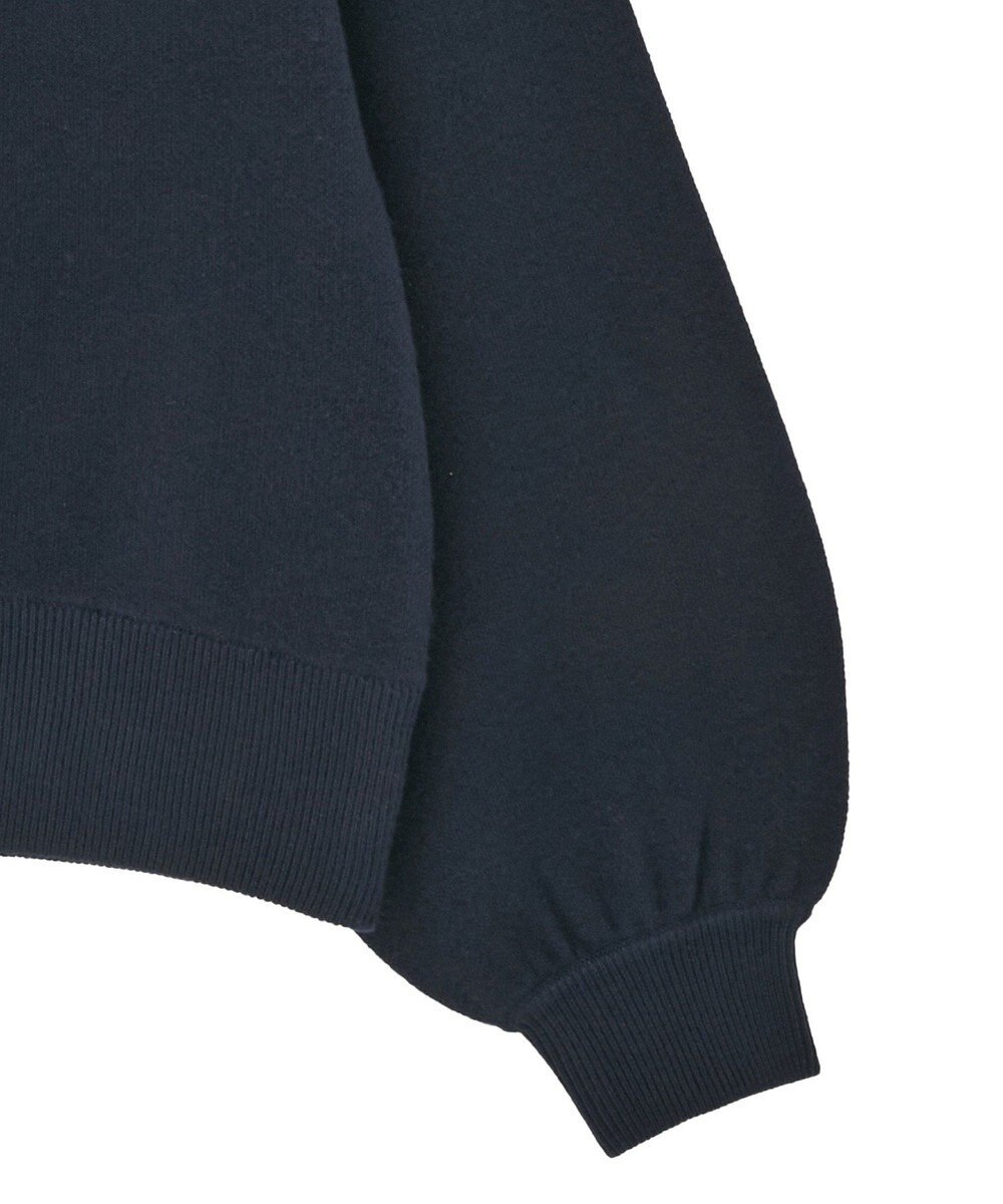 earth music&ecology レースコードダブルジップニットパーカー 