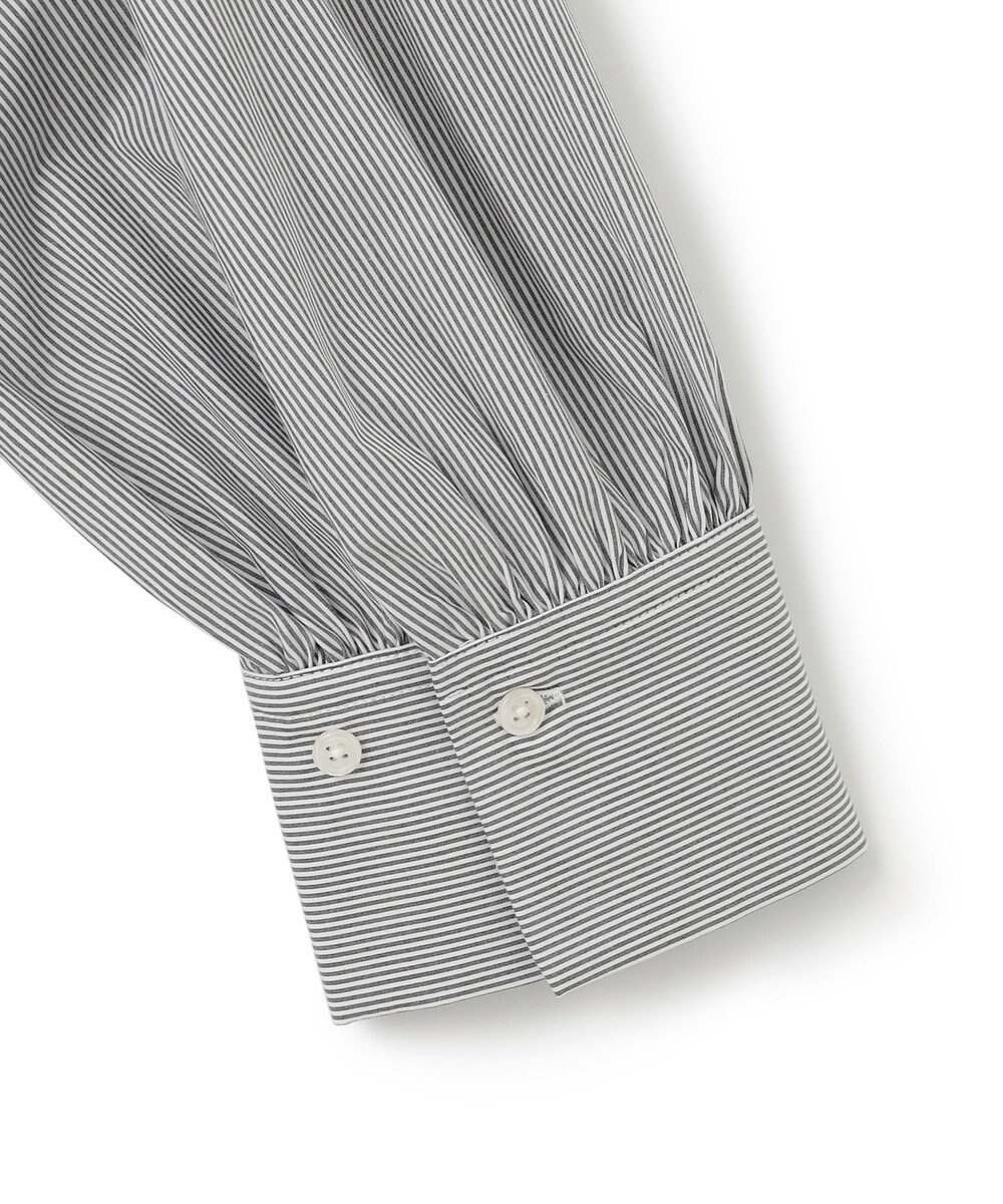 UNFILO ギャザーオーバーブラウス 