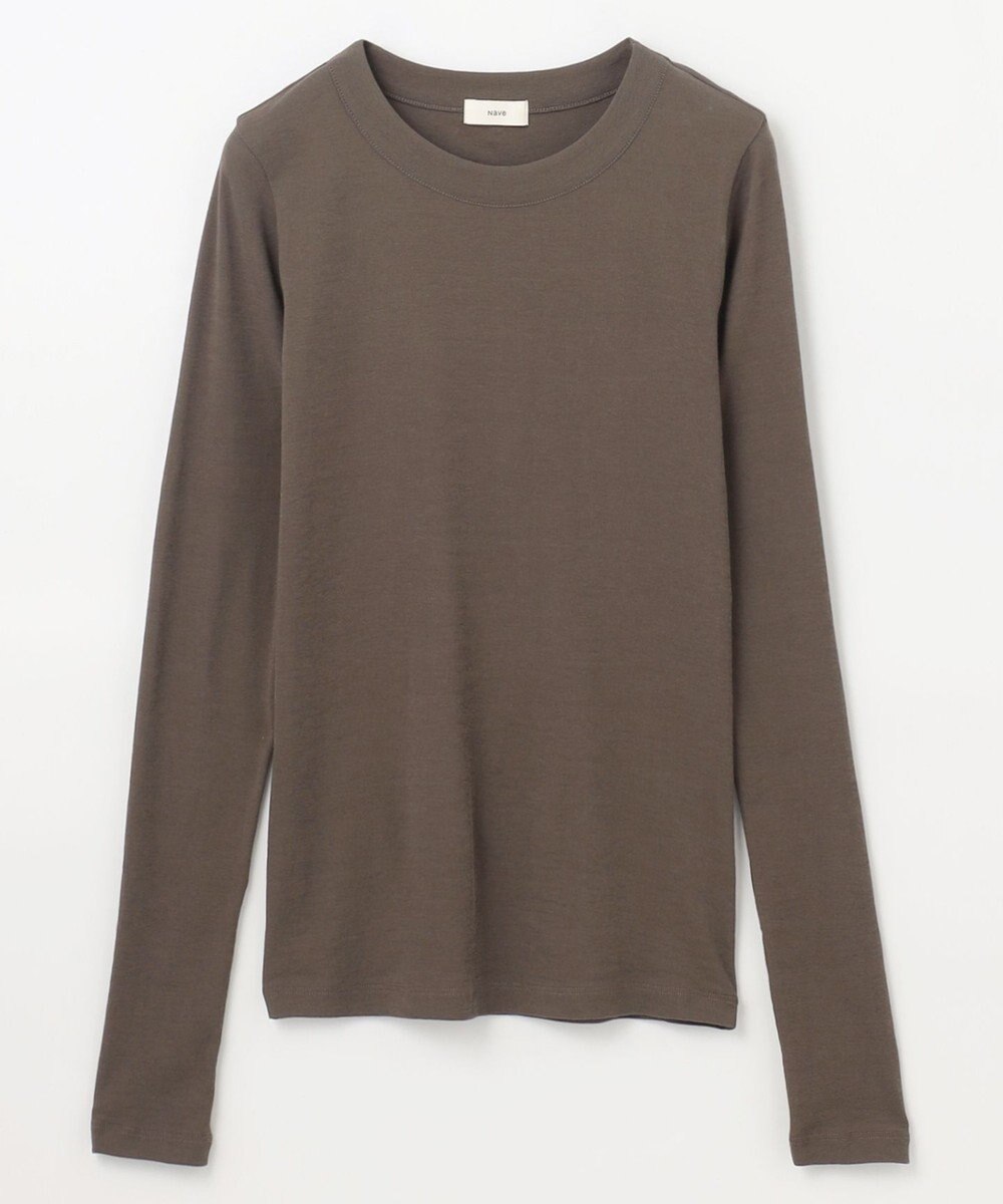 NAVE 【Nave・洗える】ガーゼフライス ロングスリーブ 