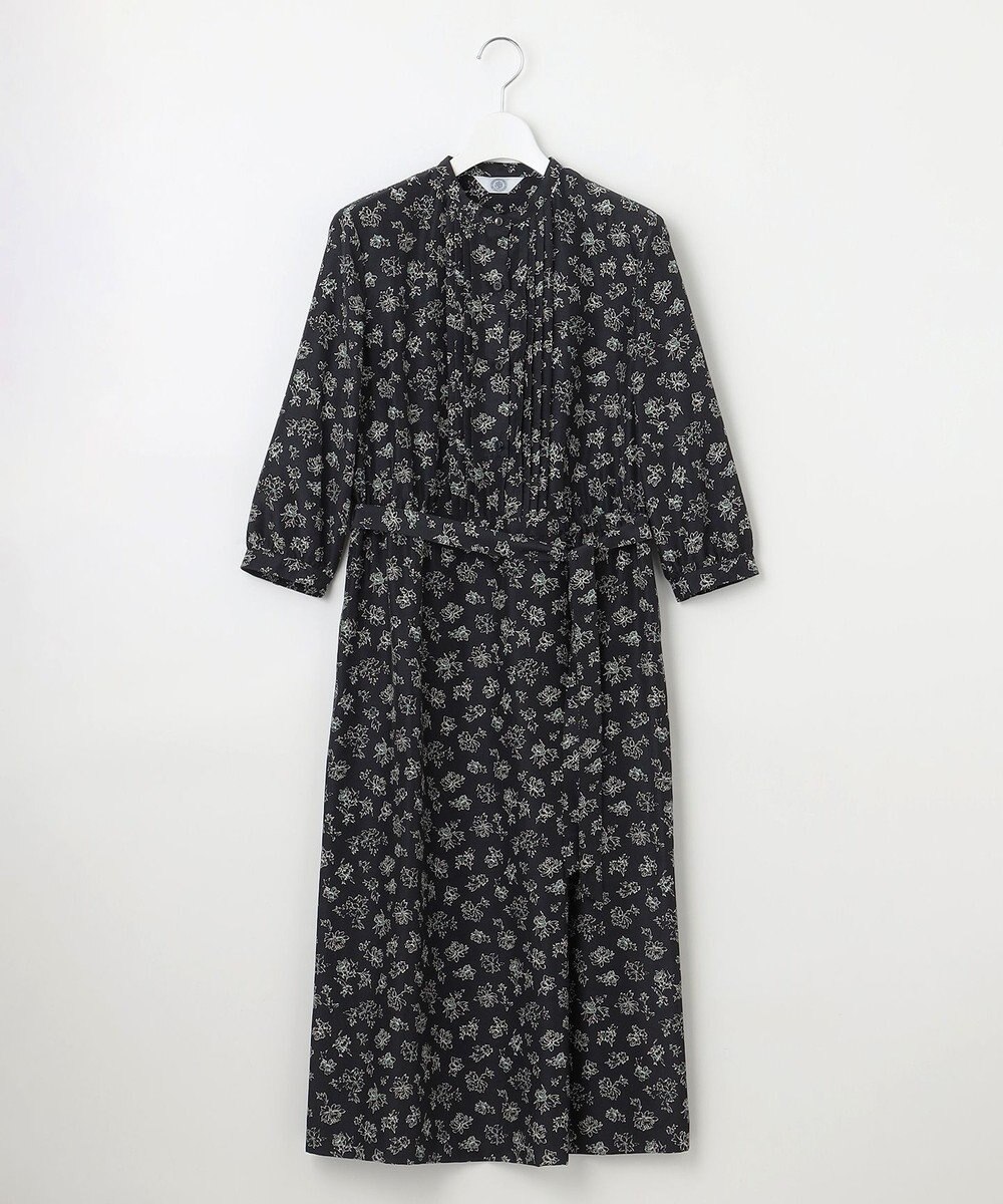 J.PRESS LADIES L 【WEB限定カラーあり・洗える】ラインフラワープリント ワンピース 