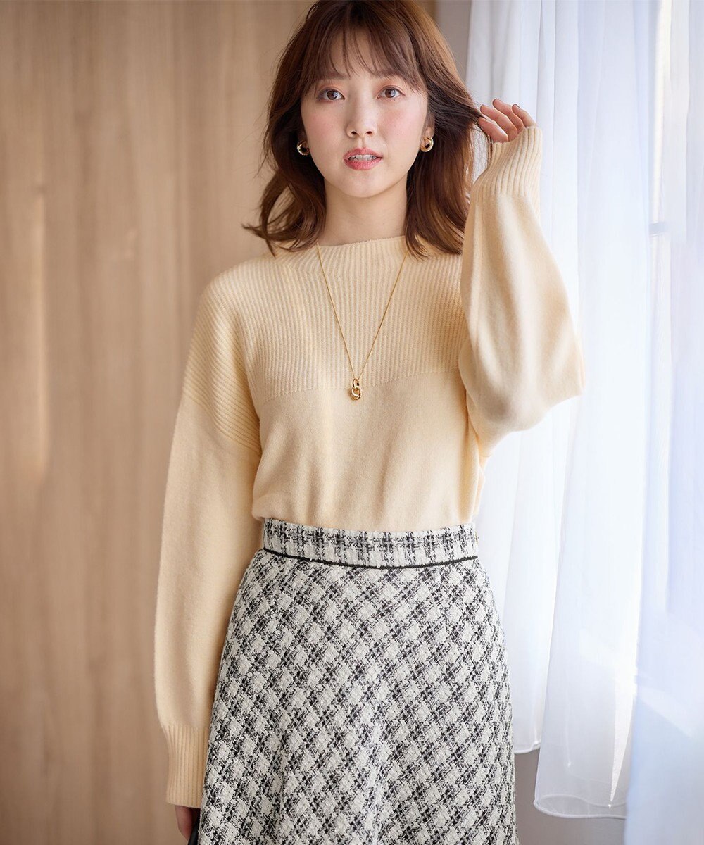 ANY SIS 【洗える】アンゴラブレンド ニット 