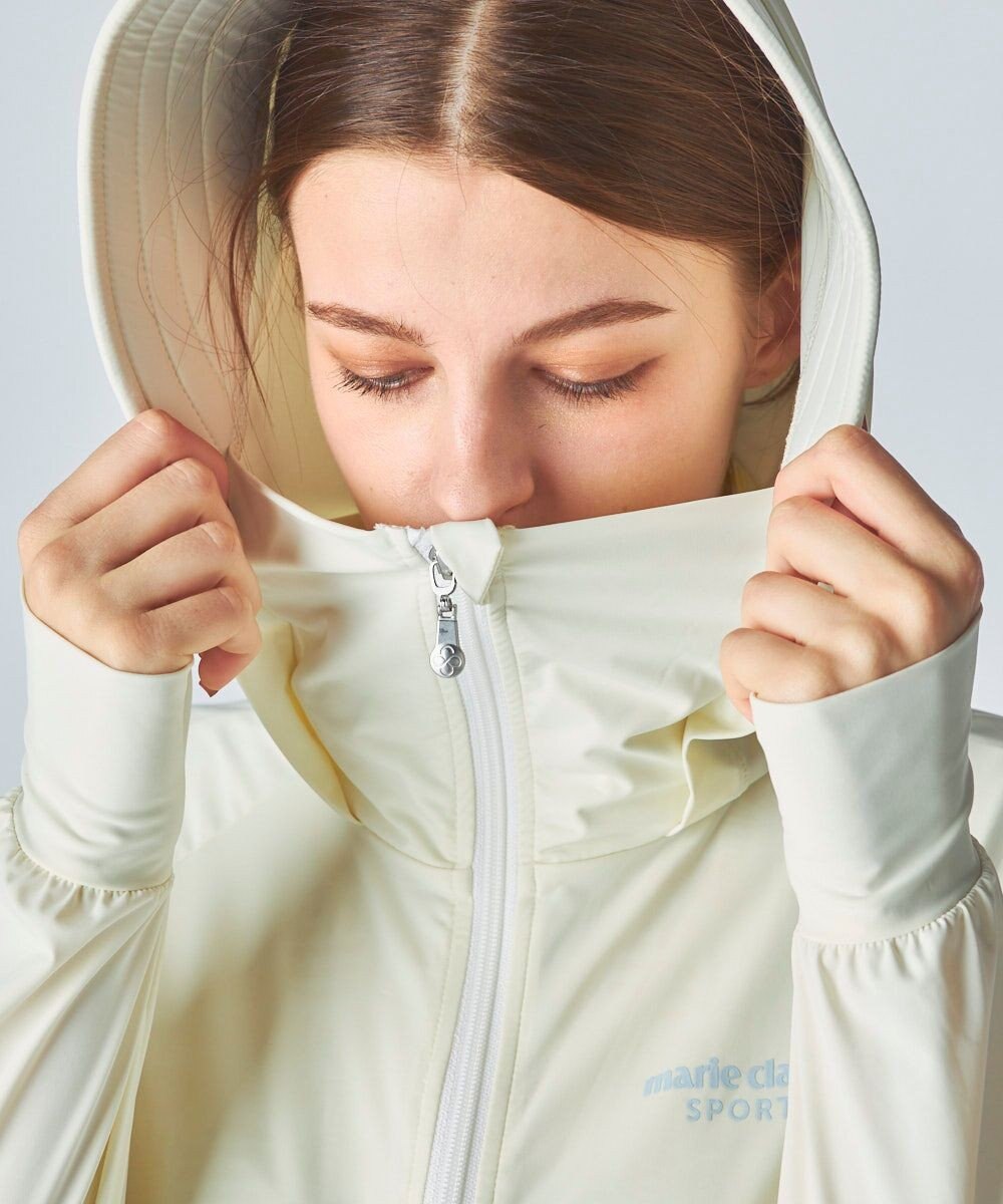 FILA GOLF／marie claire 【marie claire SPORT】スーパーナイロンクール｜フード付きUVラッシュガード 