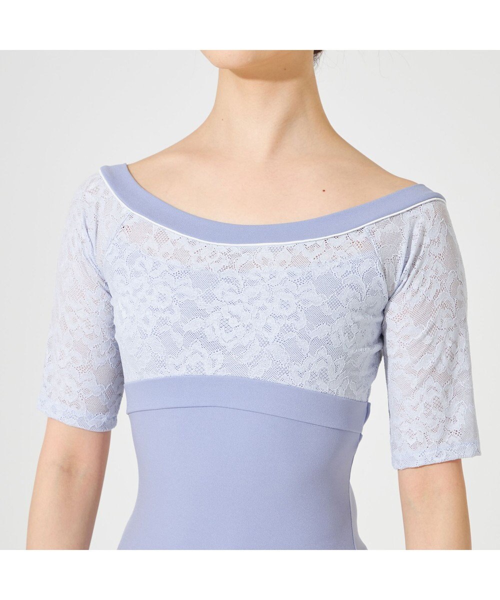 Chacott ハーフスリーブレオタード 