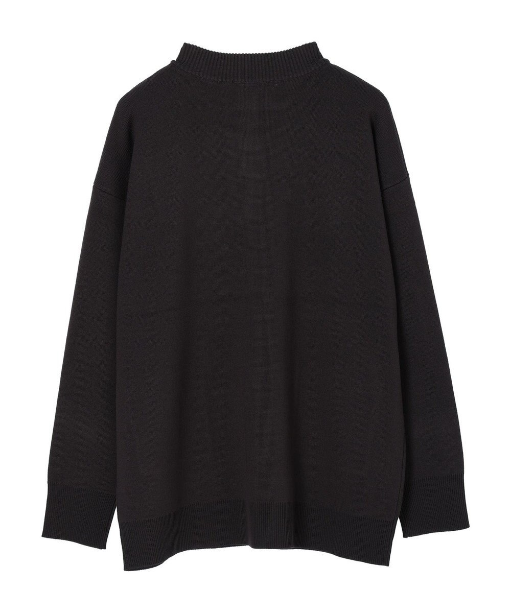 Green Parks ミドル丈モックネックカーディガン 