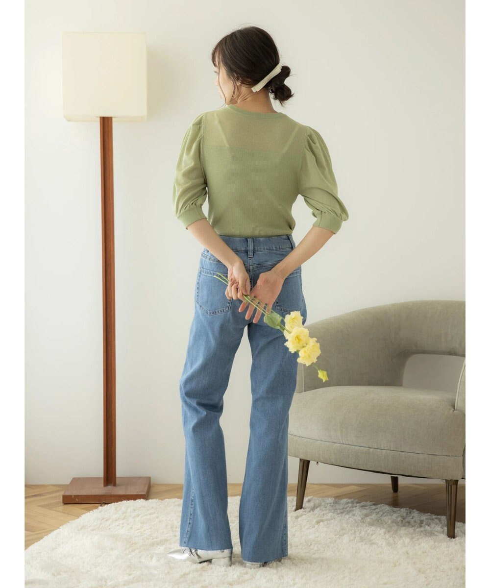 earth music&ecology シアーパワショルニットプルオーバー 