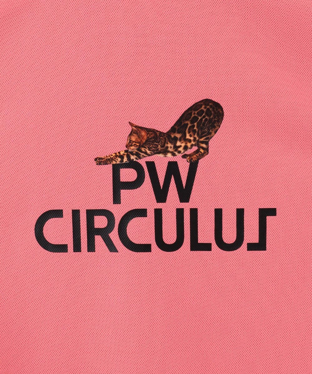 PW CIRCULUS 【WOMEN】【吸汗速乾】アニマル フォト ポロシャツ 
