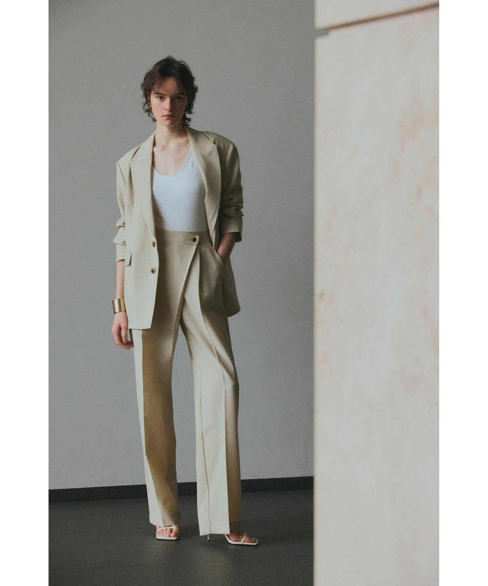 NAVE 【Nave・セットアップ可】ウールポリエステルツイルパンツ 