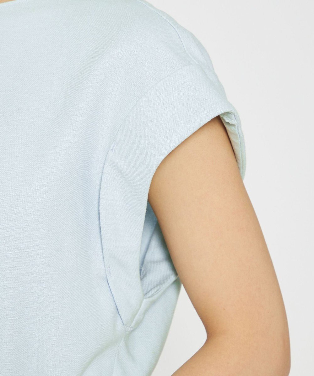 uncrave 【手洗い可】コットンリネンツイル ブラウス（uncrave WHITE） 