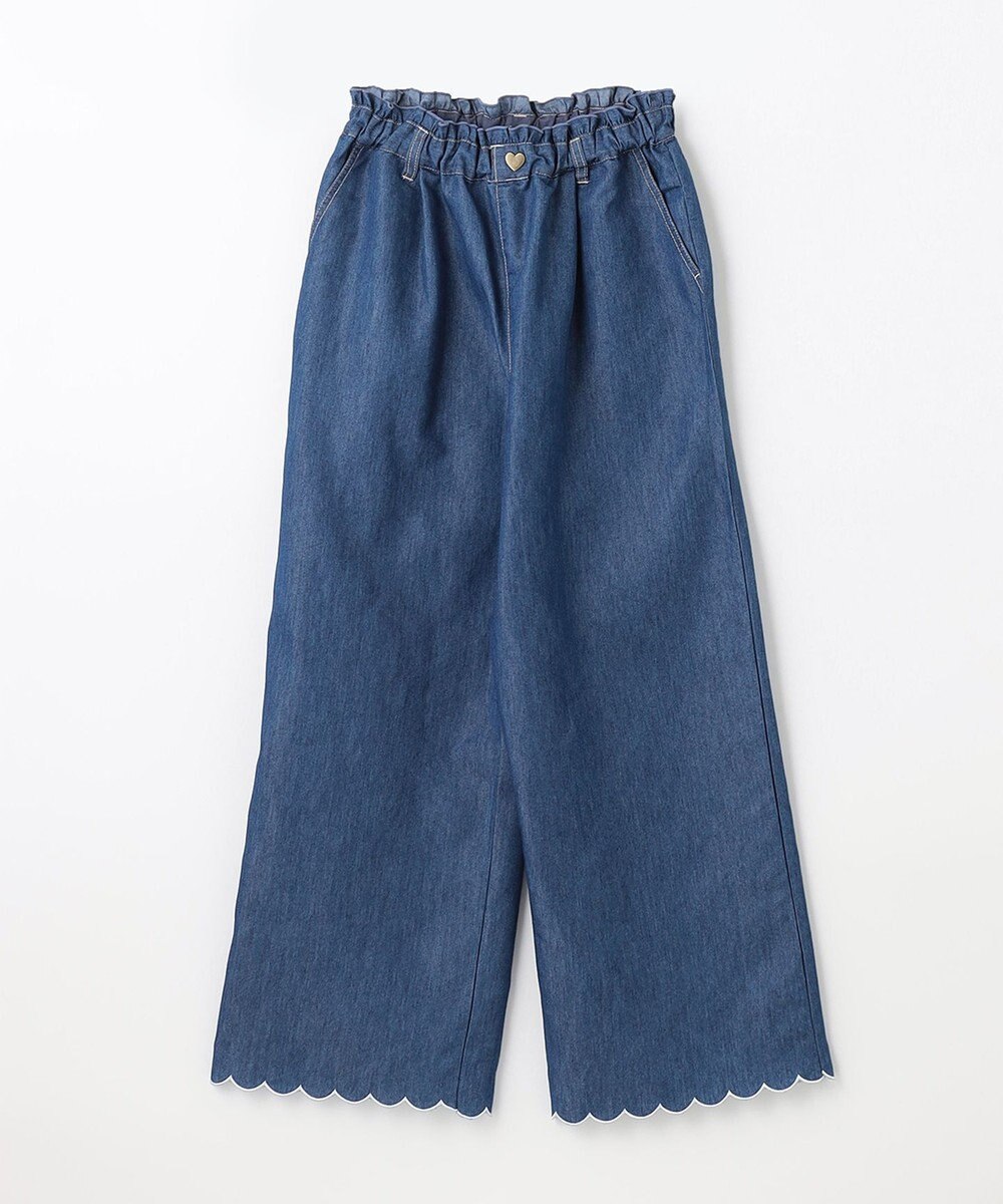 ANY KIDS デニム ワイド パンツ 