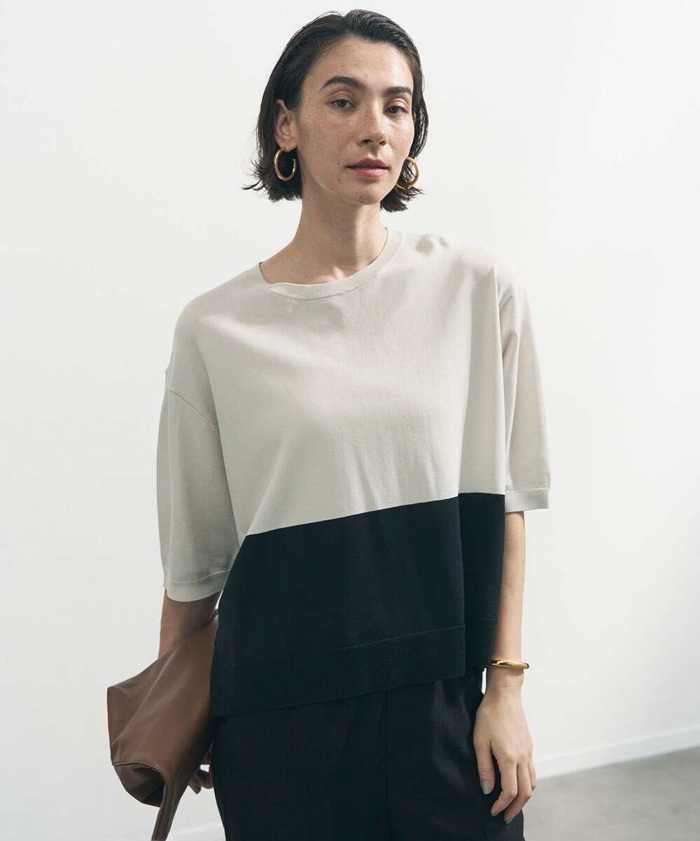 UNFILO L スゴ機能美ニット ハーフスリーブ 