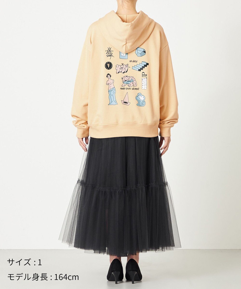 NAVE 【xNAVE】Six Sence Recordコラボ グラフィックフーディスウェット 