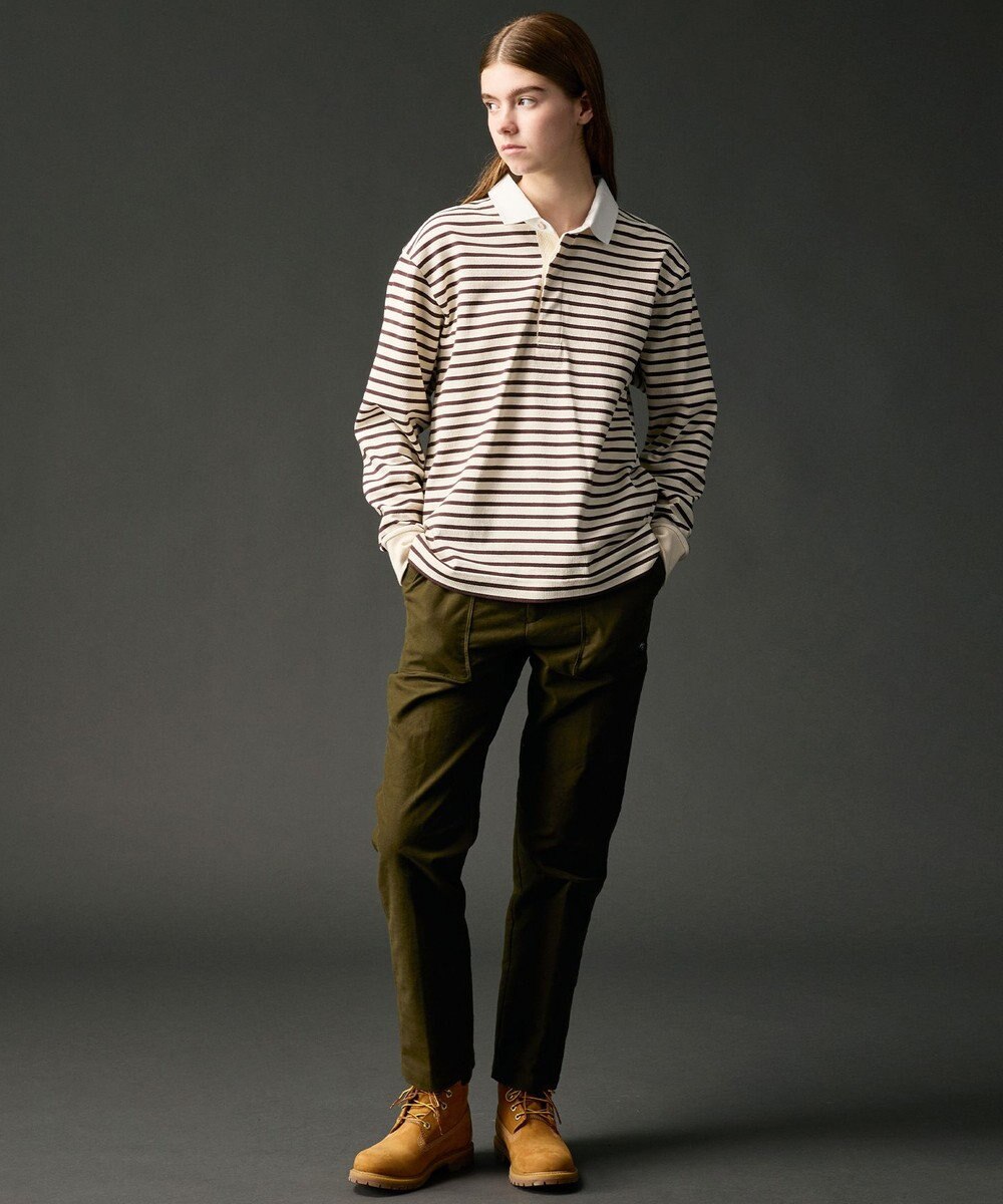 JOSEPH ABBOUD MOUNTAIN 【JAPANファブリック/ストレッチ】ストレッチライトモールスキンベイカー パンツ 