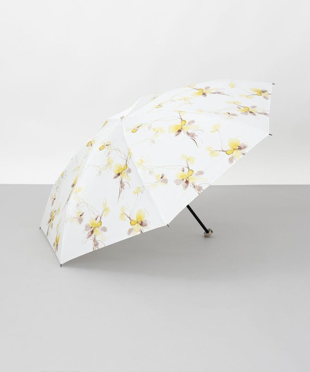 AURORA 【 JILL STUART（ジル スチュアート）】グラデーションフラワープリント雨傘（折りたたみ傘） 