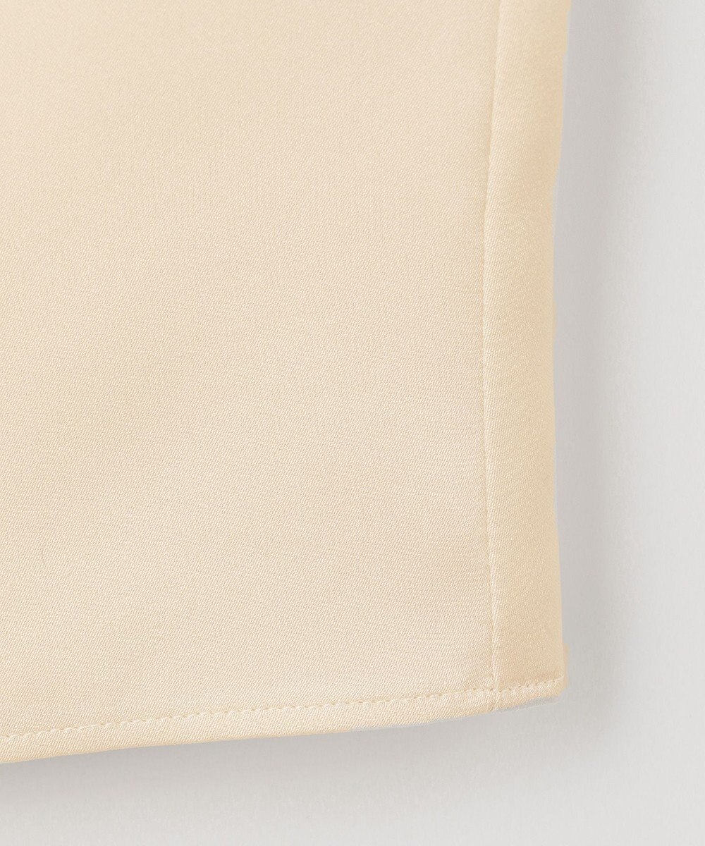 自由区 【洗える/UVケア/吸放湿性】シルクストレッチ ハイネックブラウス 