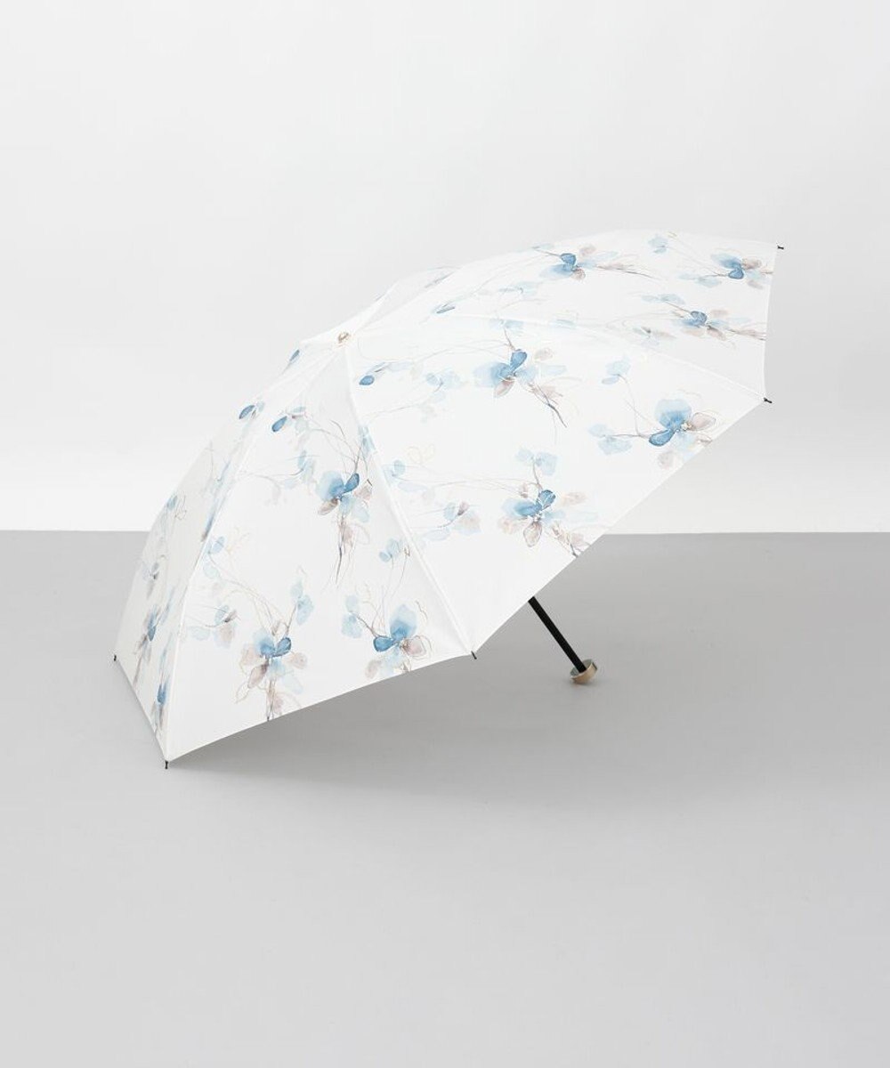 AURORA 【 JILL STUART（ジル スチュアート）】グラデーションフラワープリント雨傘（折りたたみ傘） 