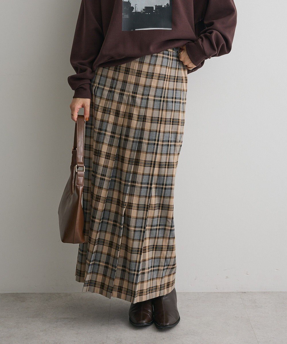 CRAFT STANDARD BOUTIQUE フロントプリーツスカート 