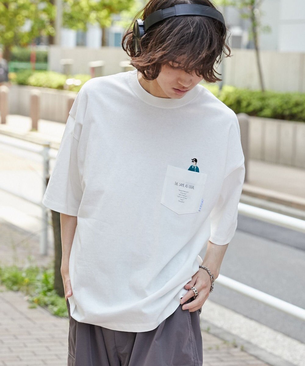 WEGO 【ユニセックス着用ITEM/手洗い可/MLサイズ】CITY　BOYS　ポケットT（S） 
