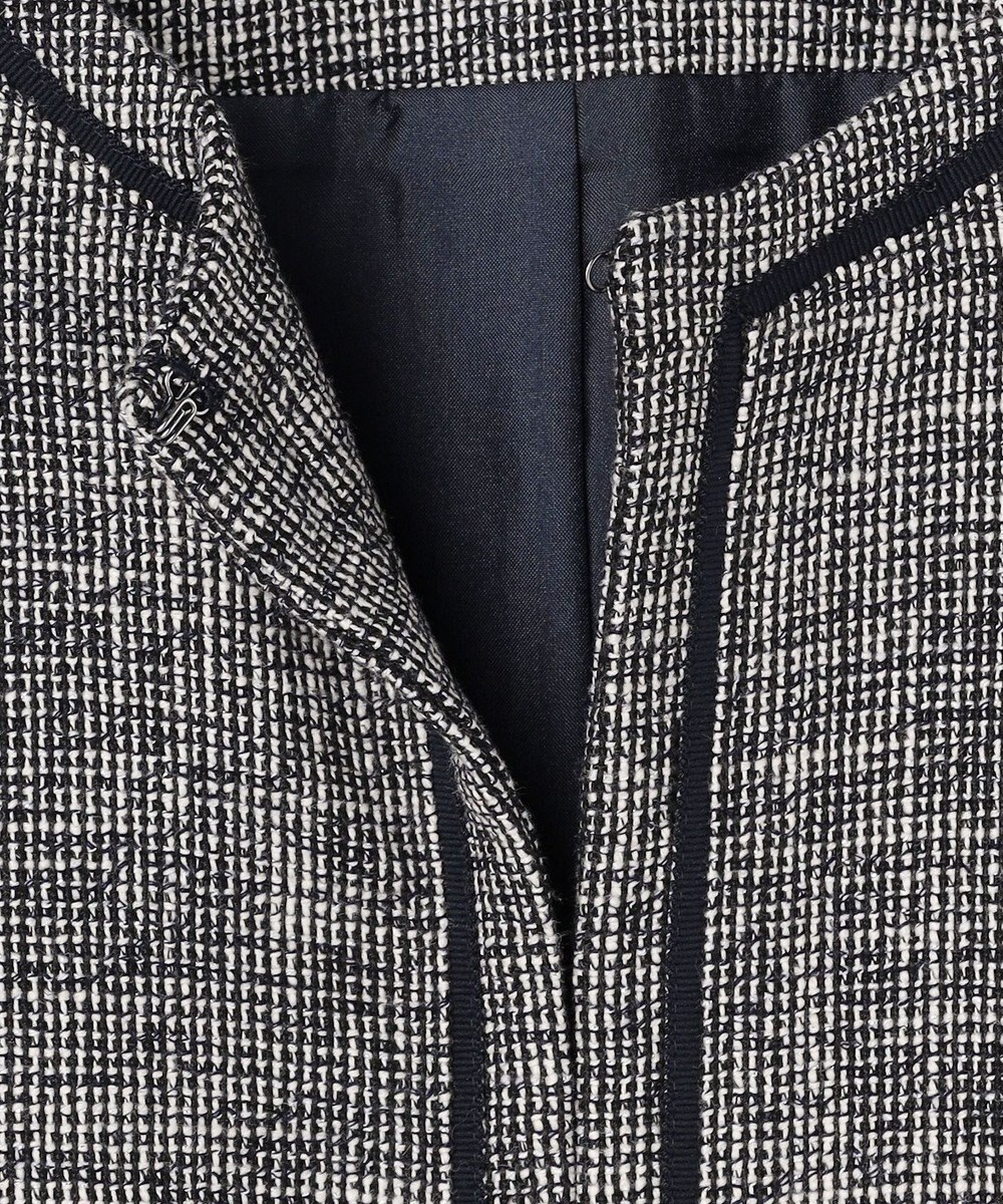 ANY SIS L ライトストレッチ ツイード ジャケット 