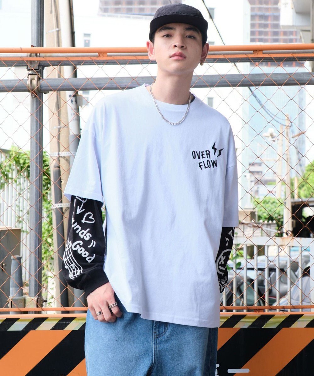 WEGO 【ユニセックス着用ITEM/2点SET】アクセ付きアンサンブルT（LS） 