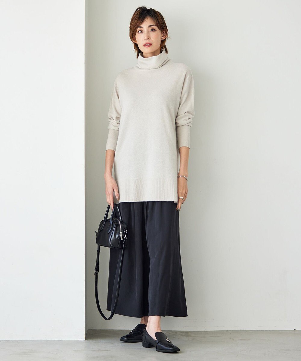 ICB 【洗える】ソフトウールハイゲージ ハイネックプルオーバー 