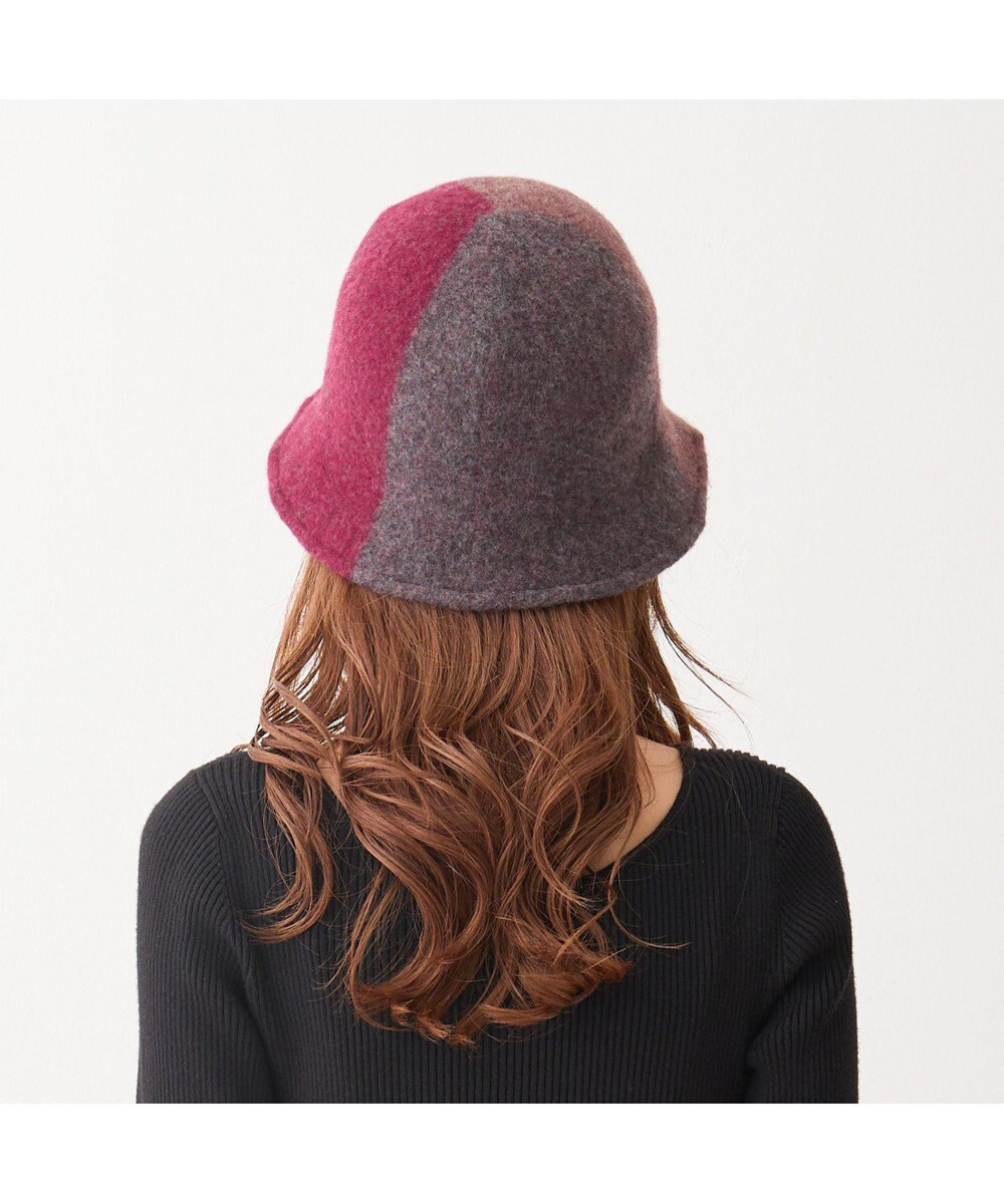 ATRENA 【日本製】FLUFFLY TRICOLOR ウールバケットハット 