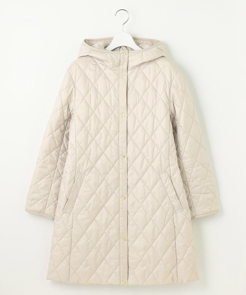 J.PRESS LADIES 【WEB限定カラーあり・洗える】コンパクトタフタキルティング フーデッド コート 