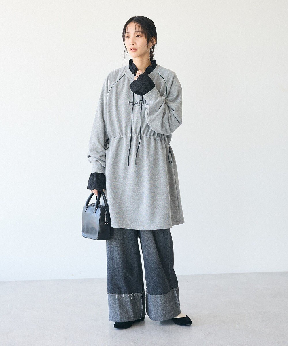 CRAFT STANDARD BOUTIQUE ライン入りロゴチュニック 