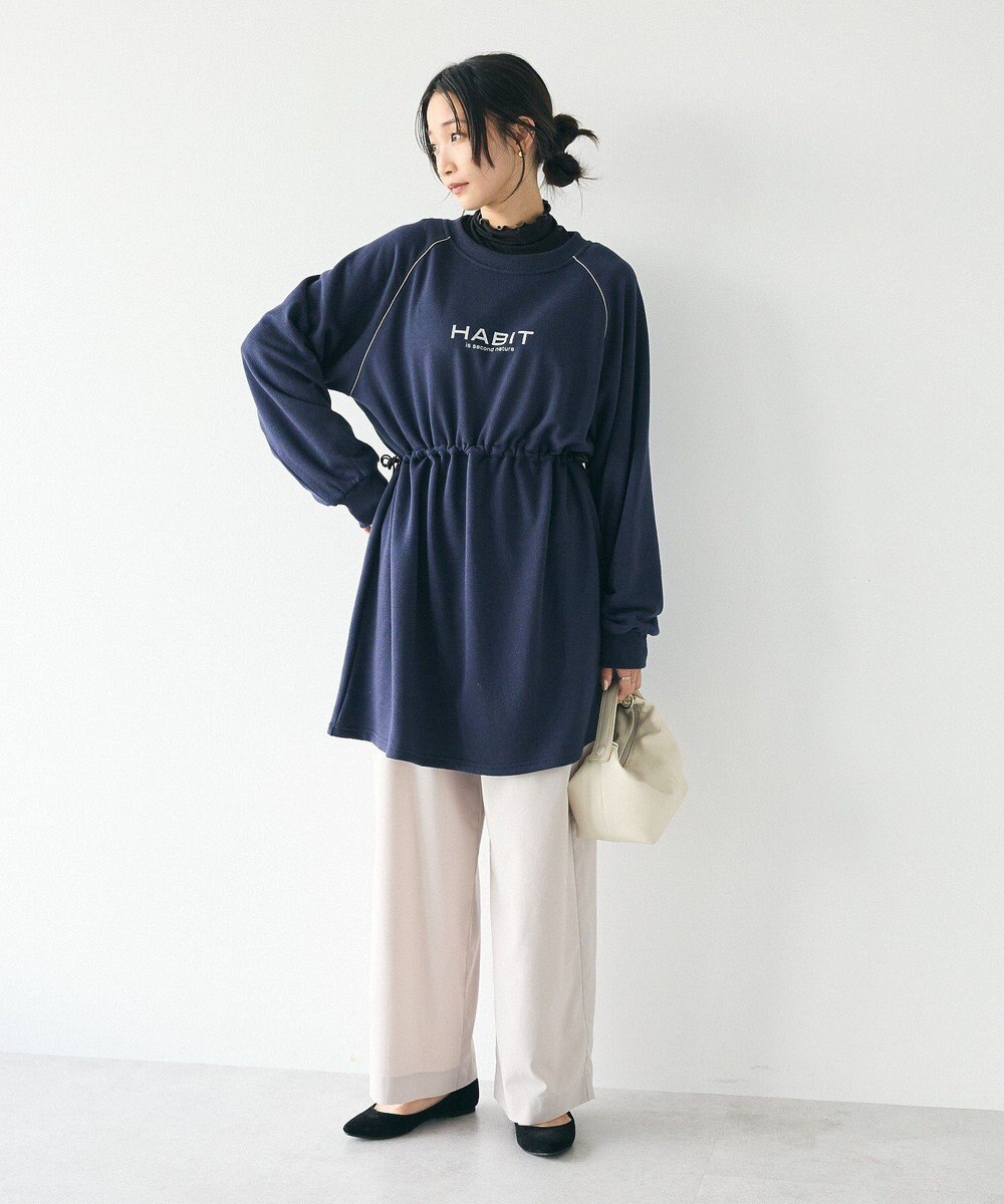 CRAFT STANDARD BOUTIQUE ライン入りロゴチュニック 