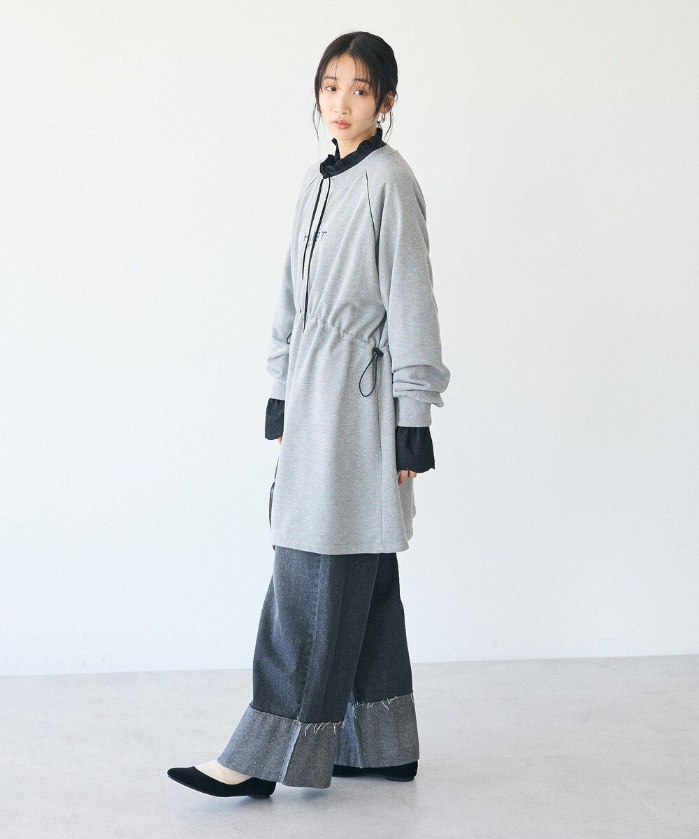 CRAFT STANDARD BOUTIQUE ライン入りロゴチュニック 