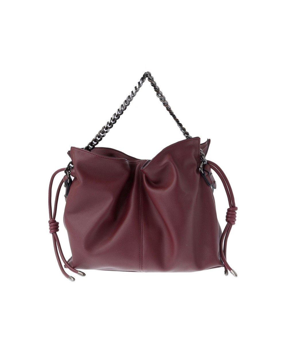 YECCA VECCA 【CLASSY.掲載】2wayチェーンギャザーバッグ 